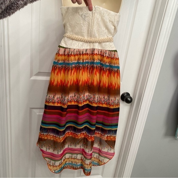 Deb Strapless High Low Dress Size 9 - Picture 2 of 12